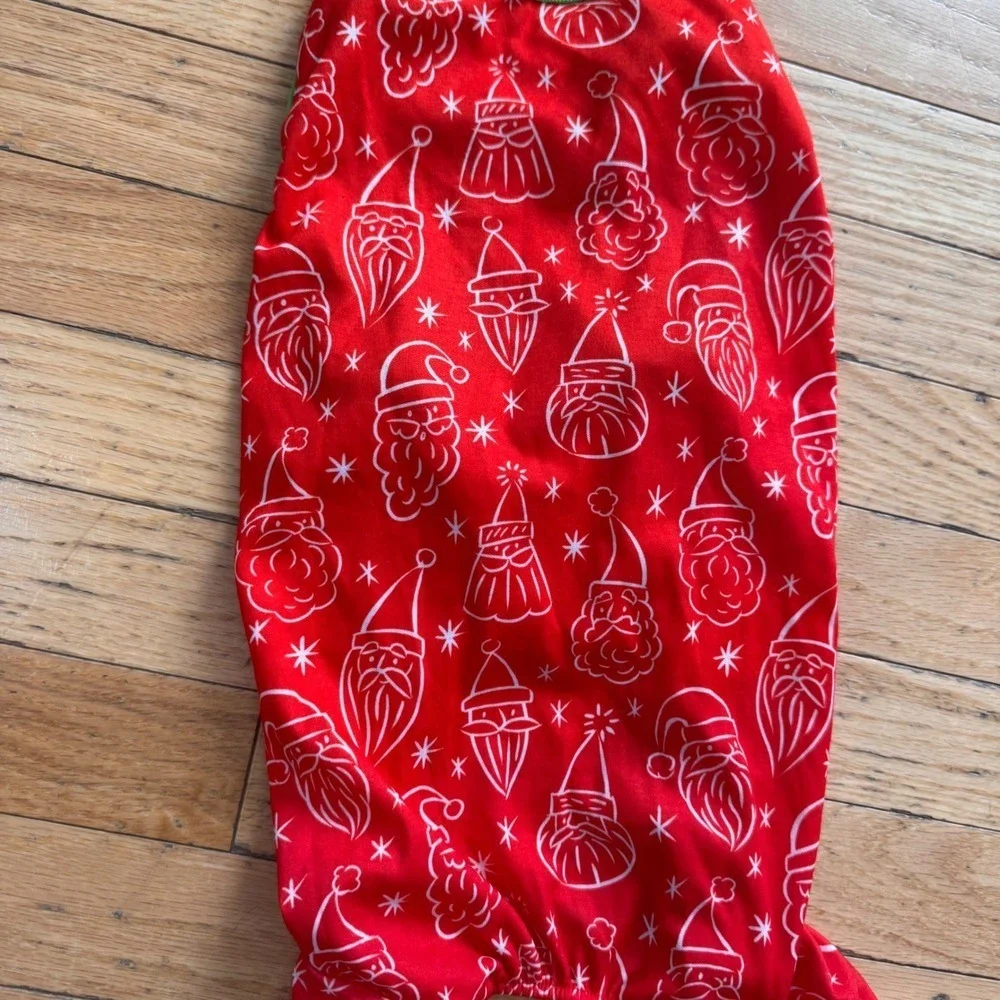 Target Santa Claus Dog Pajamas Red Green Christmas Pet PJS‎ Medium